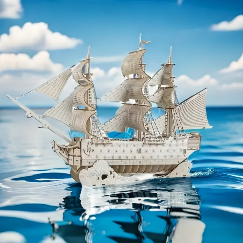 Kids Education Desk - Juguetes de barco de vela DIY,