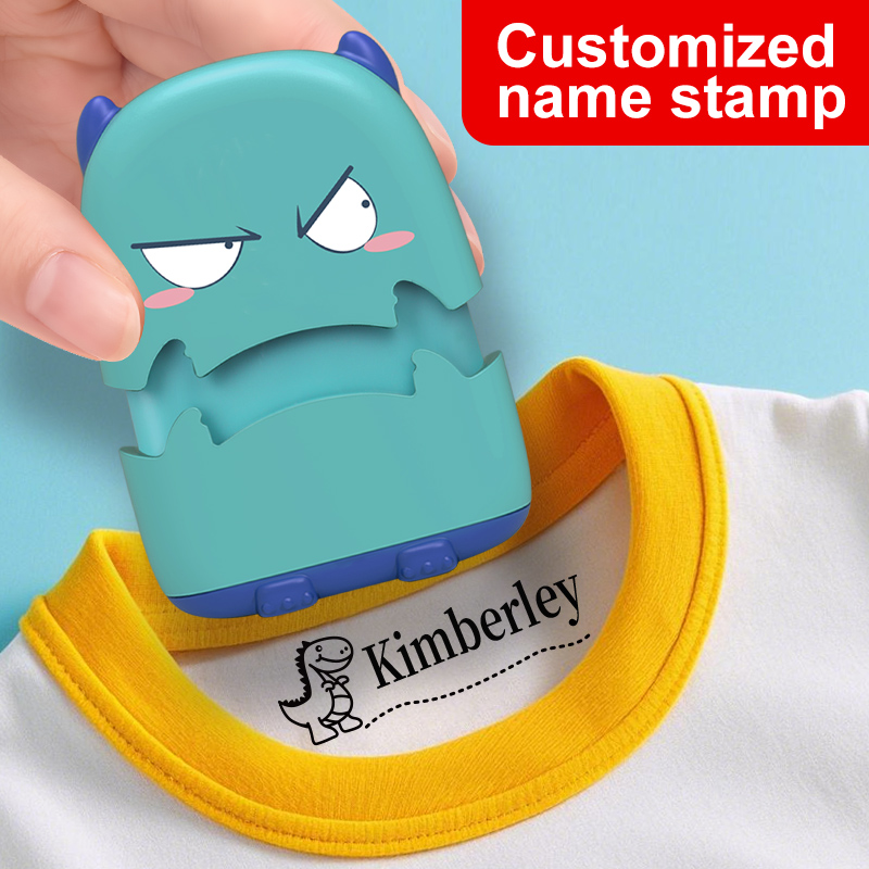 Kids Education School - Sello personalizado con nombre de estudiante,