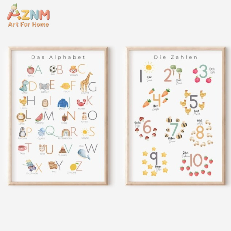 Kids No Education - AZNM Cuadro de pared en lienzo
