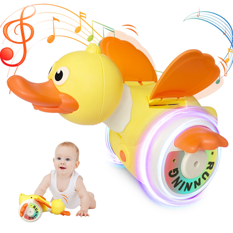 Kids Education Music - Pato giratorio eléctrico para chico, simulación