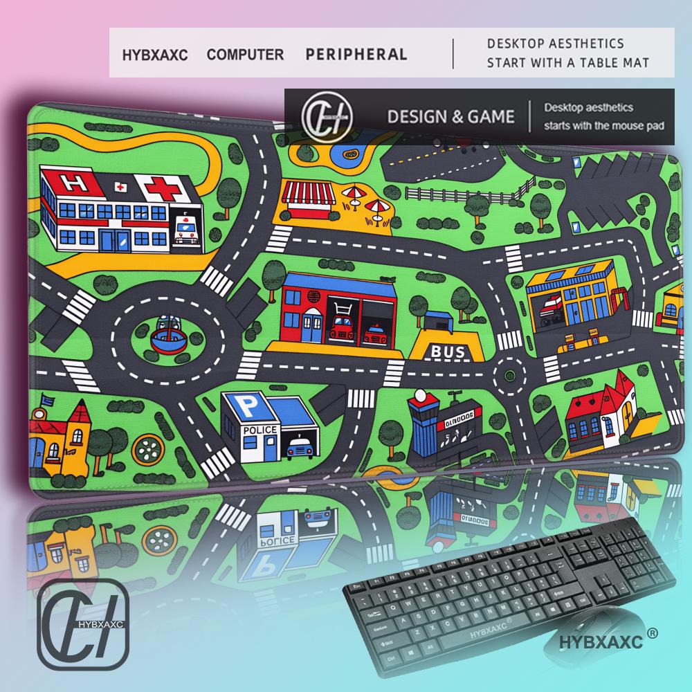 Kids Education Desk - Alfombrilla de Ratón XXL con Mapa