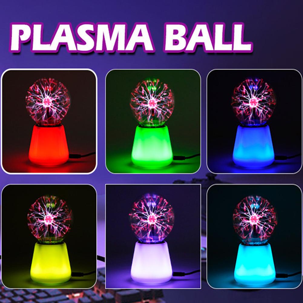 Globe Interactive Light - Lámpara de bola de Plasma, globo