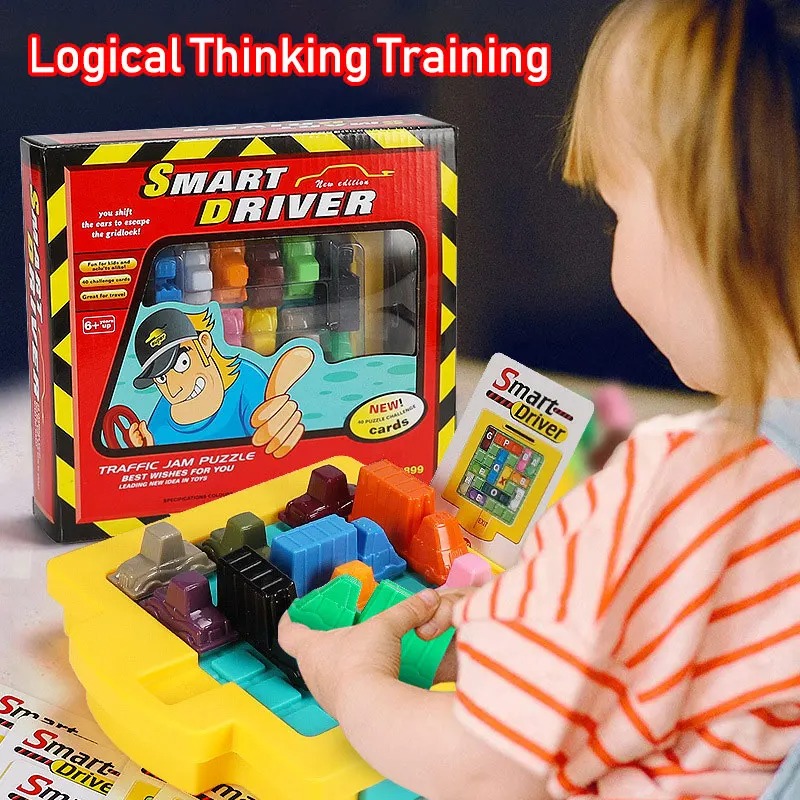 Juego de lógica Traffic Jam, r - Kids Education Desk reseña y precio