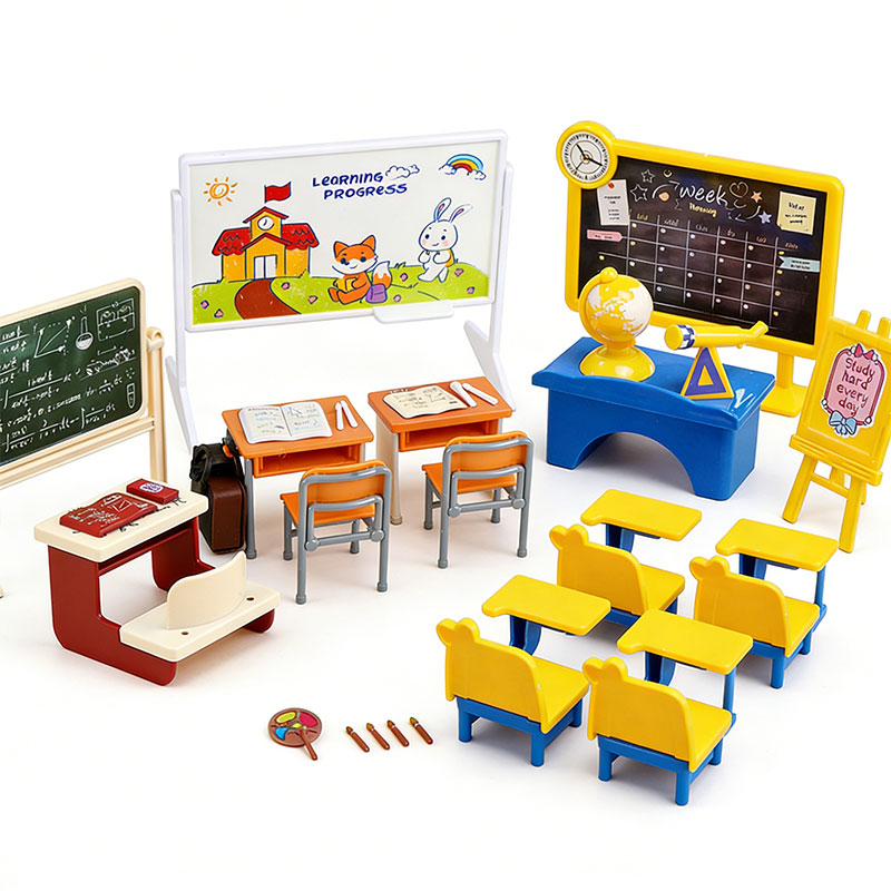 Juego de Muebles en Miniatura  - Kids Education Desk reseña y precio