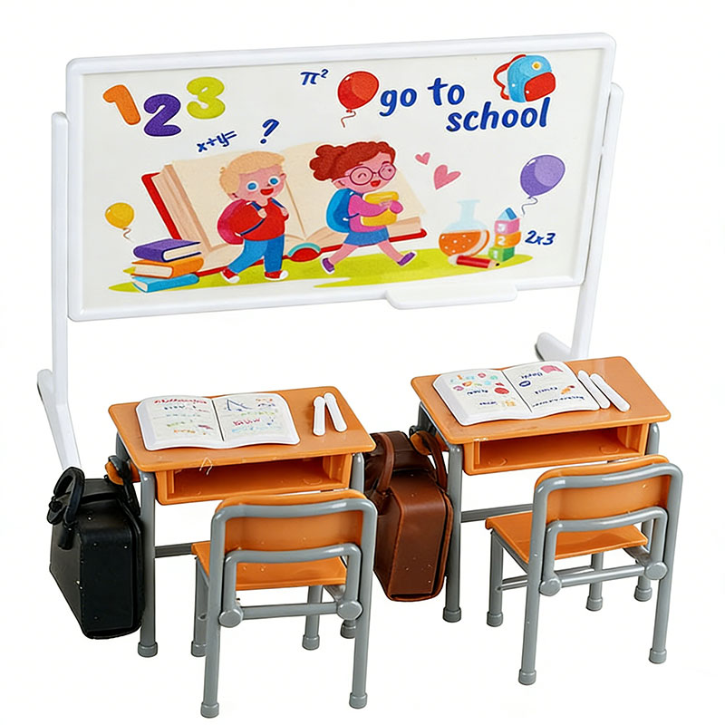 Juego de Muebles en Miniatura  - Kids Education Desk reseña y precio