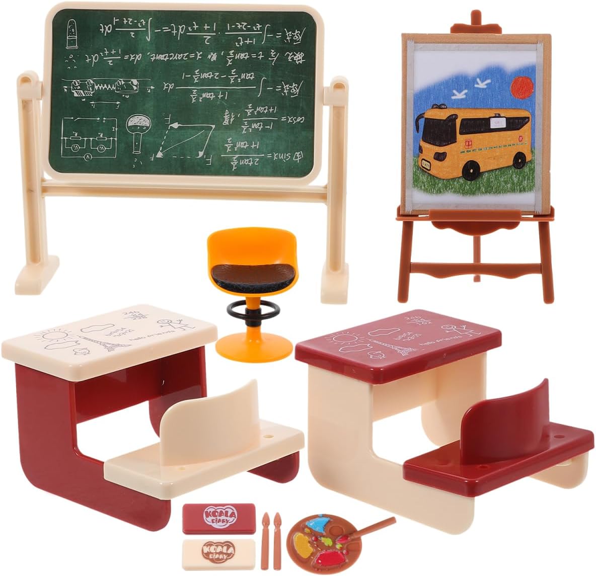 Juego de Muebles en Miniatura  - Kids Education Desk reseña y precio