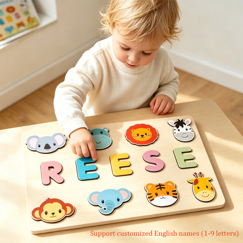 Rompecabezas de madera persona - Kids Education Name reseña y precio