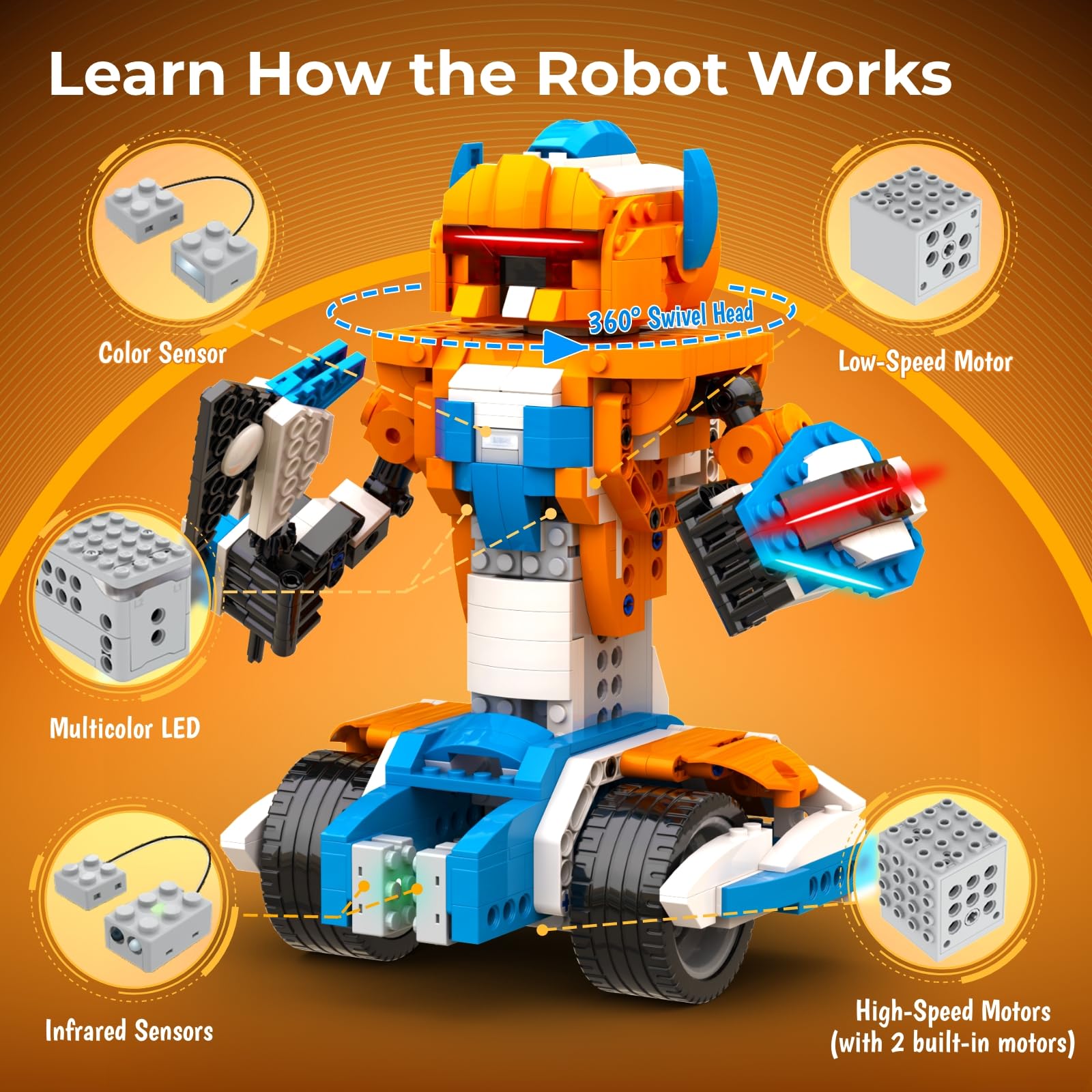 Kit de Construcción Apitor Rob - Kids Education Free App reseña y precio