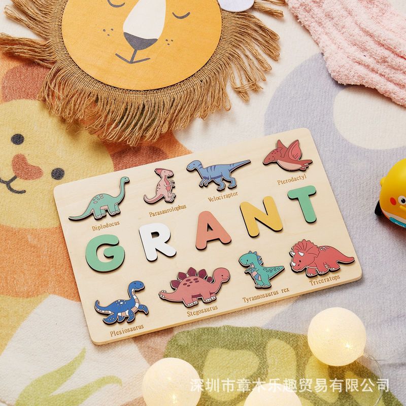 Rompecabezas de madera con nom - Kids Education Name reseña y precio