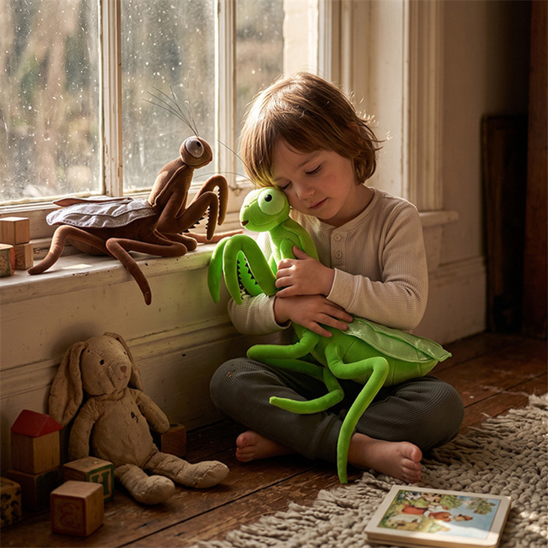 Peluche de Mantis Orante Reali - Kids Education Movies reseña y precio