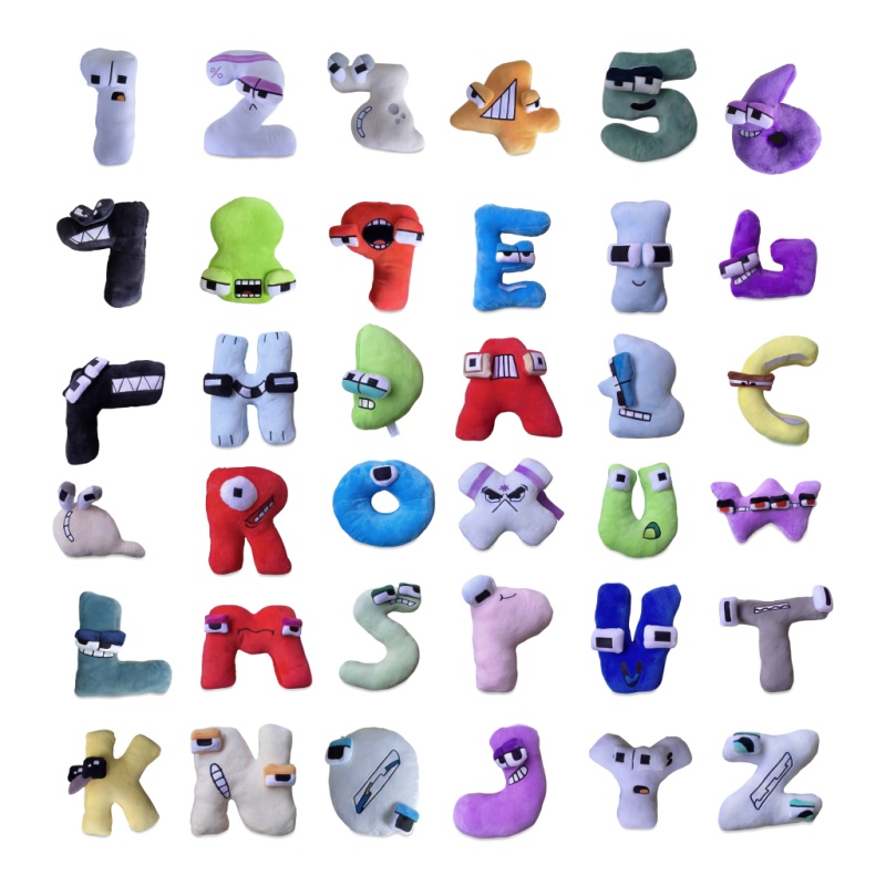 Juego de 26 Peluches de Letras - Kids Education Movies reseña y precio