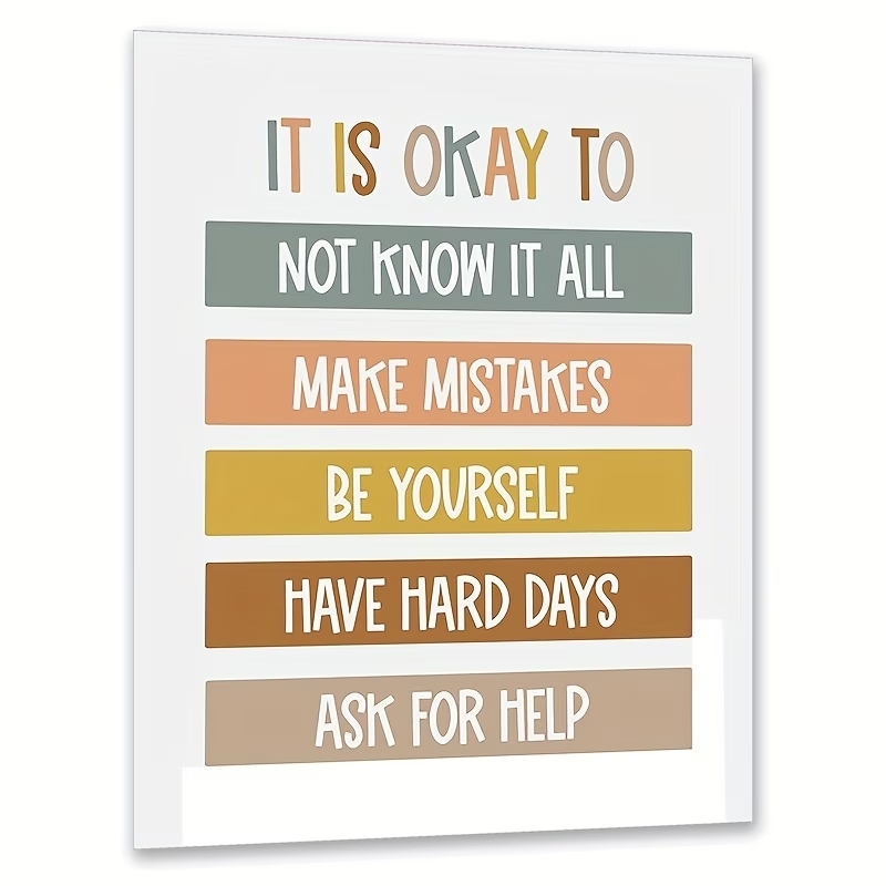 Póster con impresión de citas  - Kids No Education reseña y precio