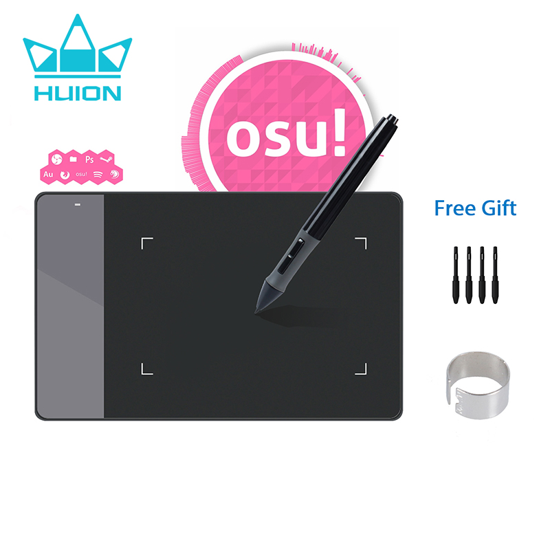 HUION-tableta gráfica 420 OSU  - Kids Education Tablets reseña y precio