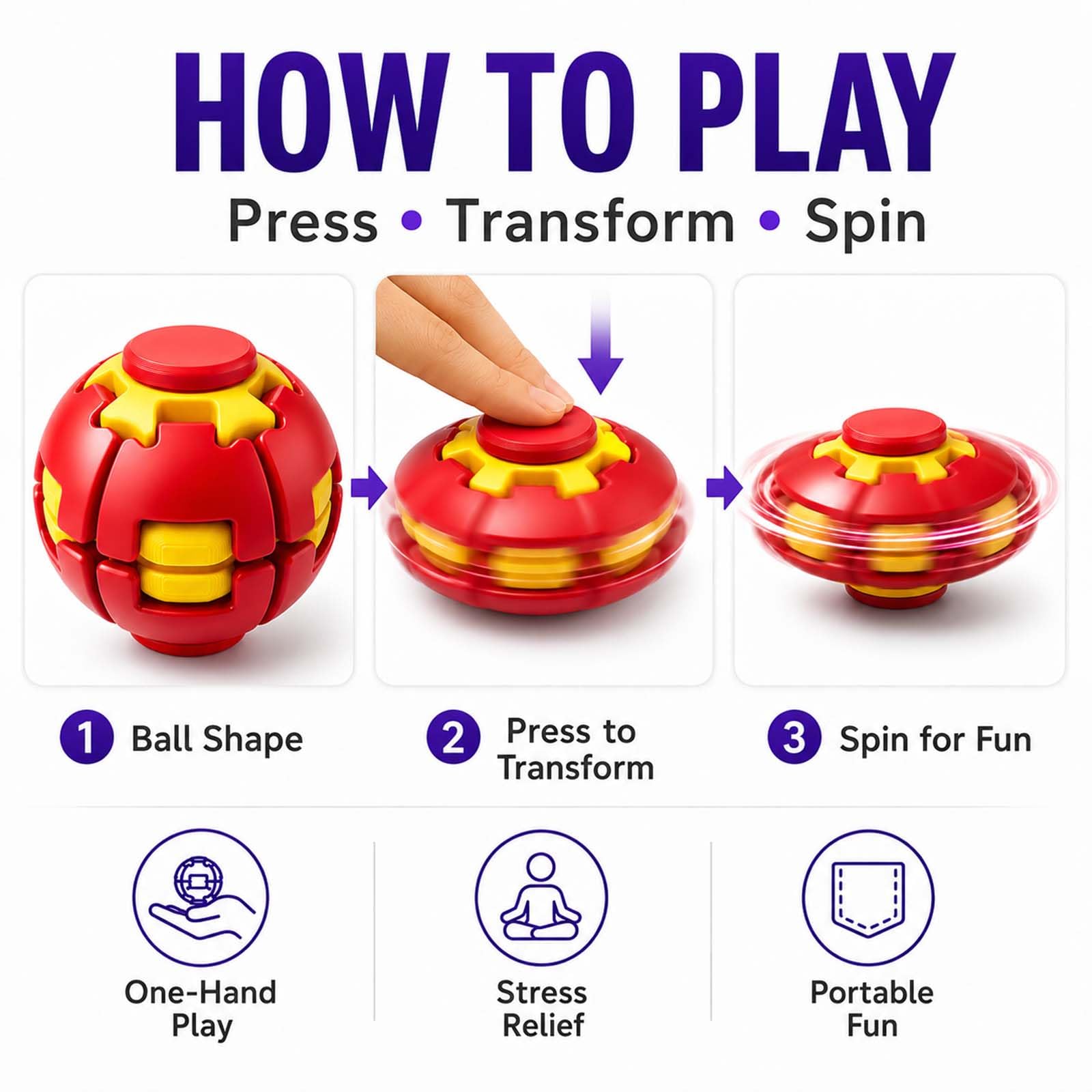 Juguete Antiestrés Fidget Spin - Kids Education Desk reseña y precio