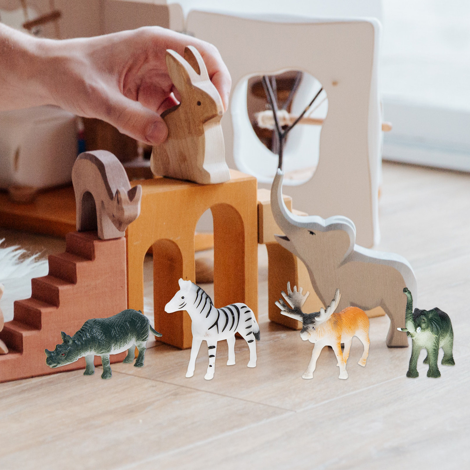 Juego de simulación de animale - Kids Early Education Photos reseña y precio