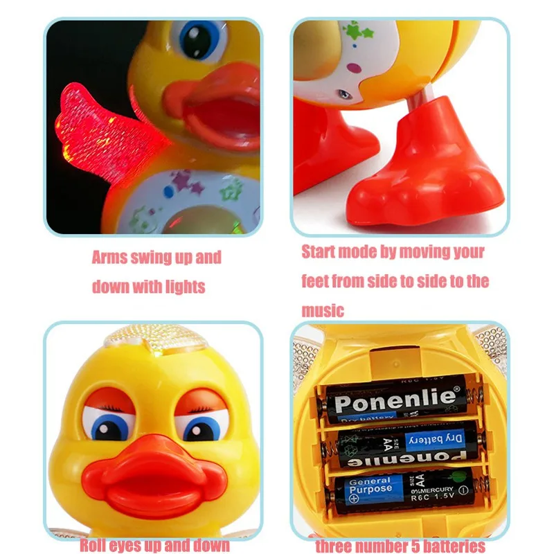 Juguete de Pato Bailarín Eléct - Kids Education Music reseña y precio