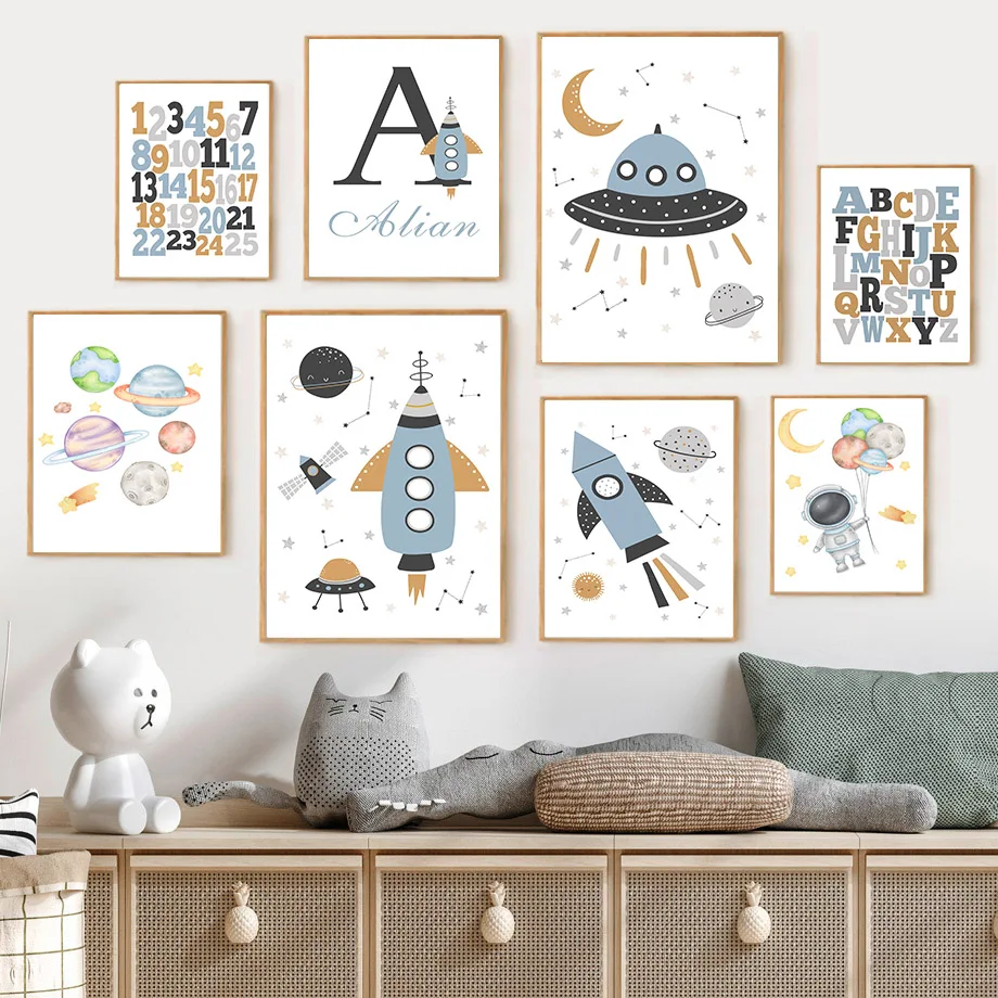 Lienzo Decorativo Personalizad - Kids Education Name reseña y precio