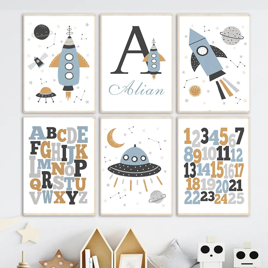 Lienzo Decorativo Personalizad - Kids Education Name reseña y precio