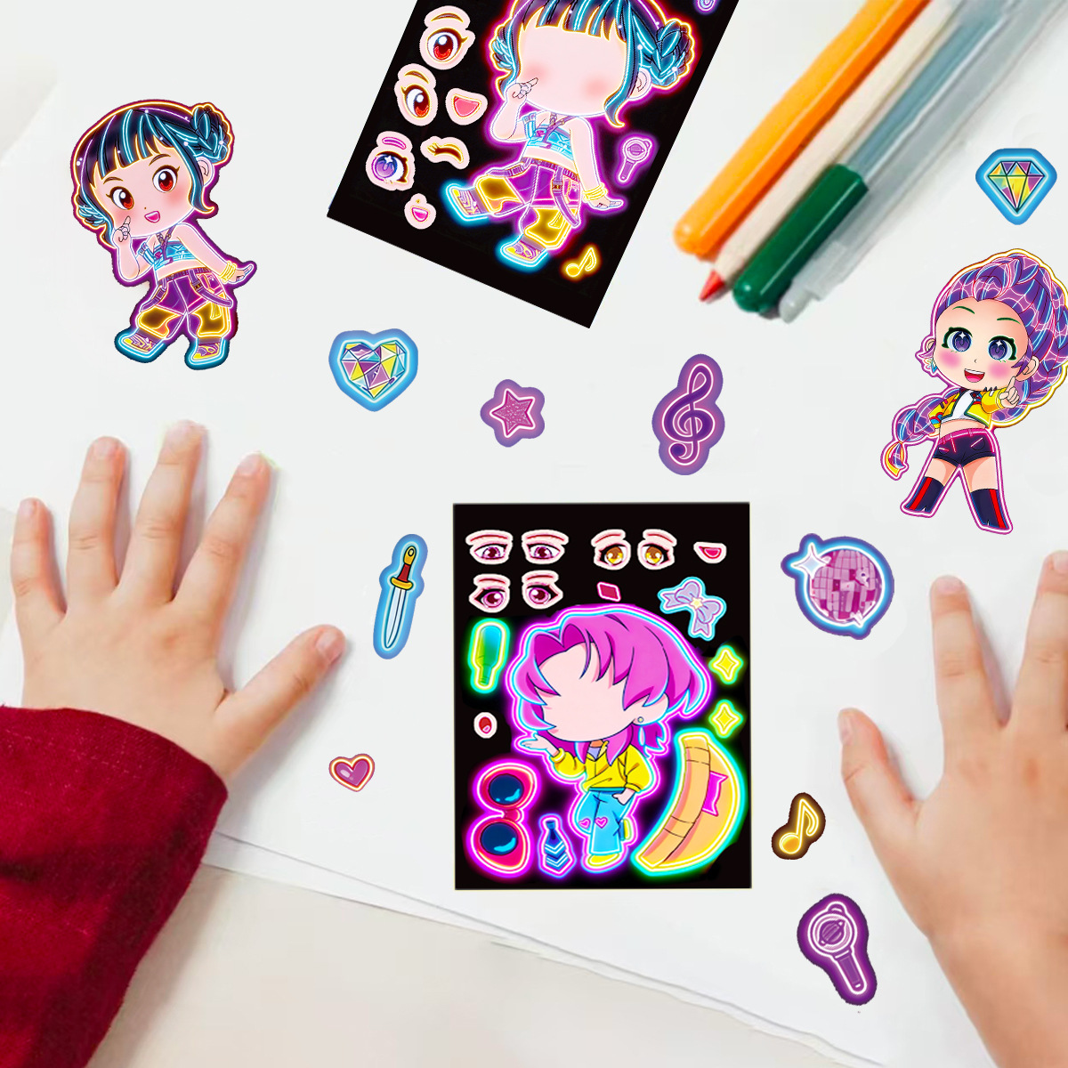 8 pegatinas divertidas para ni - Kids Education Music reseña y precio