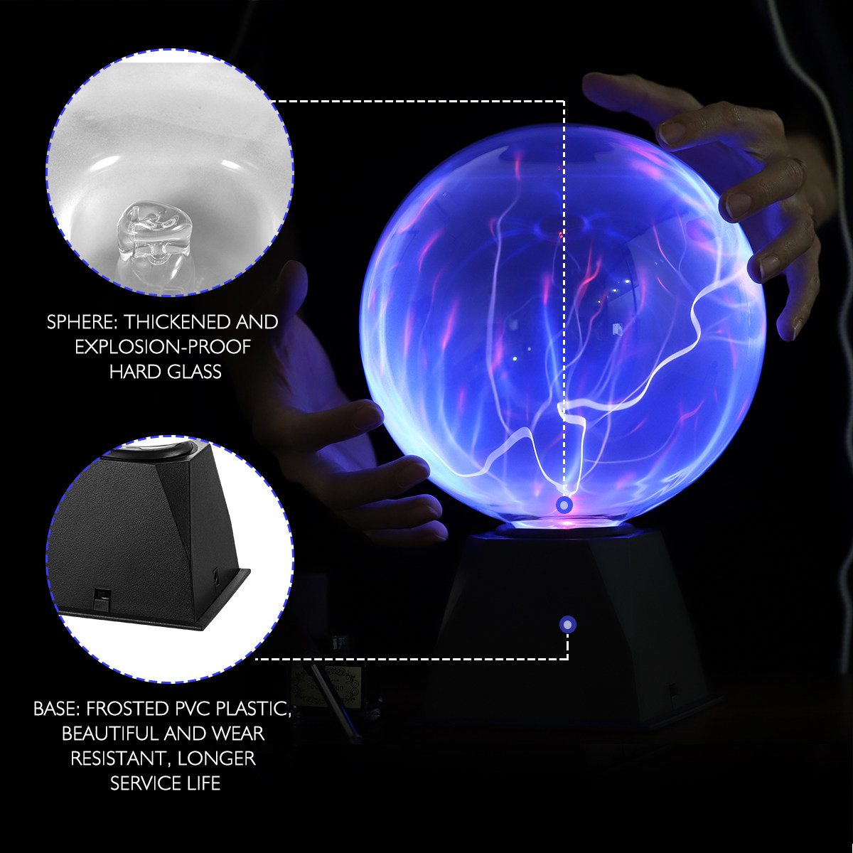 Lámpara de Plasma de 8 Pulgada - Globe Interactive Light reseña y precio