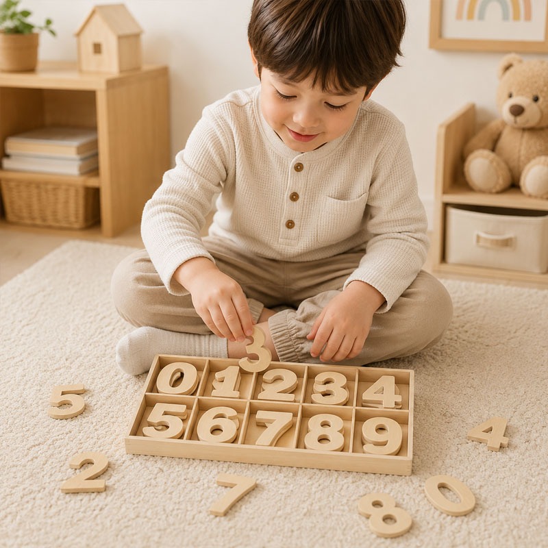 Juego de Números de Madera, Dí - Kids Education Name reseña y precio