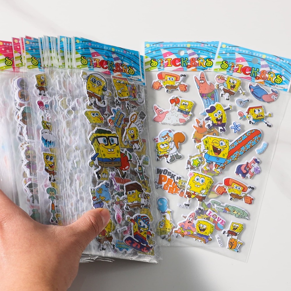 Paquete de 12 Pegatinas 3D de  - Kids Education Movies reseña y precio