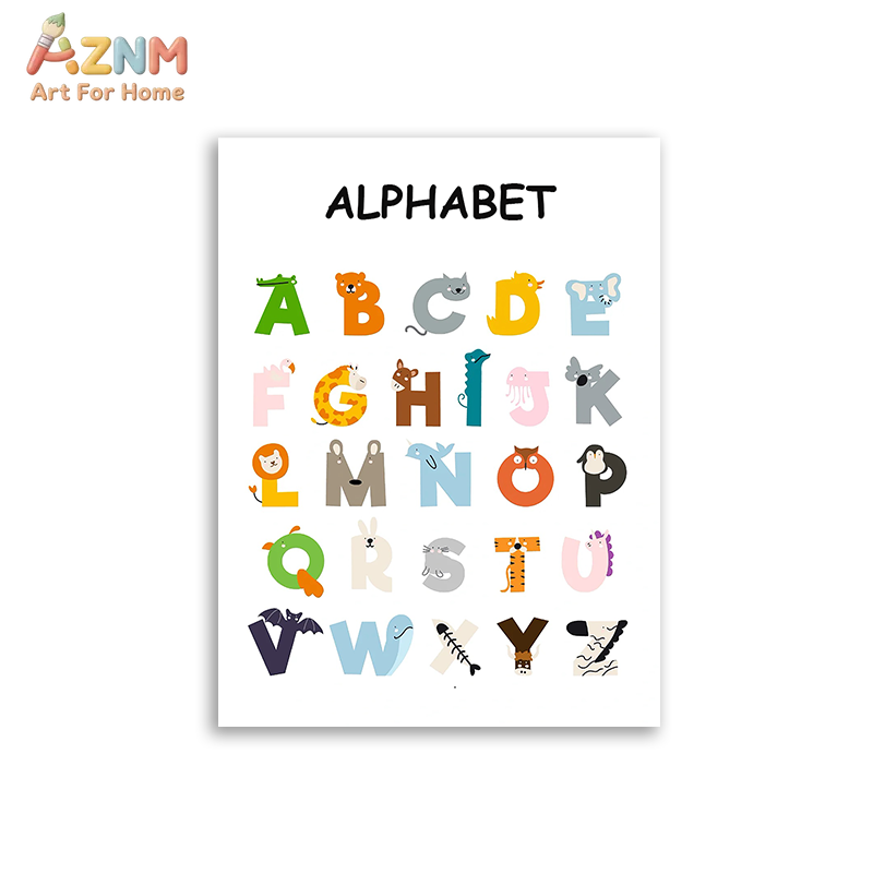 AZNM - Lienzo educativo con nú - Kids No Education reseña y precio
