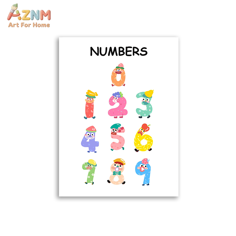 AZNM - Lienzo educativo con nú - Kids No Education reseña y precio