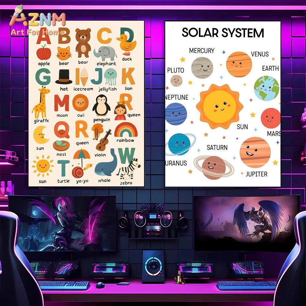 AZNM - Póster educativo de lon - Kids No Education reseña y precio
