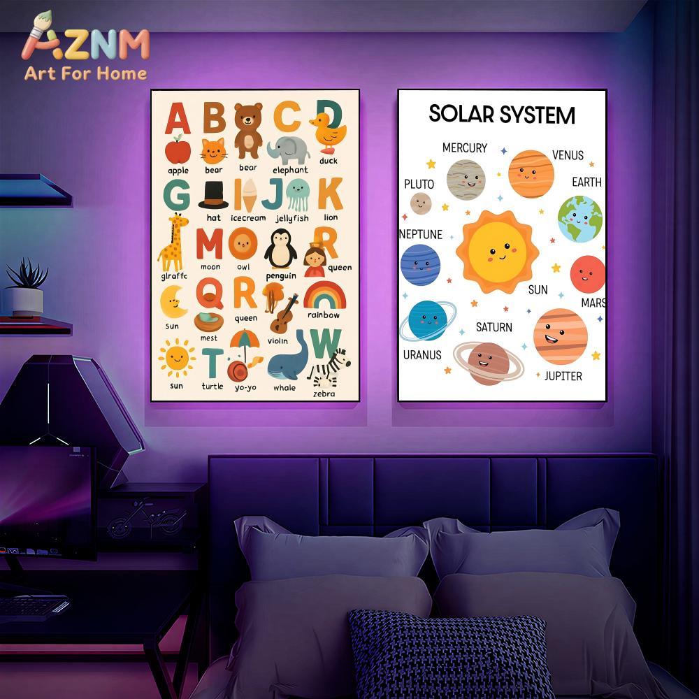 AZNM - Póster educativo de lon - Kids No Education reseña y precio