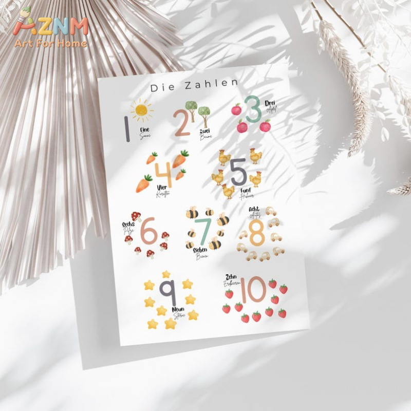 AZNM Cuadro de pared en lienzo - Kids No Education reseña y precio