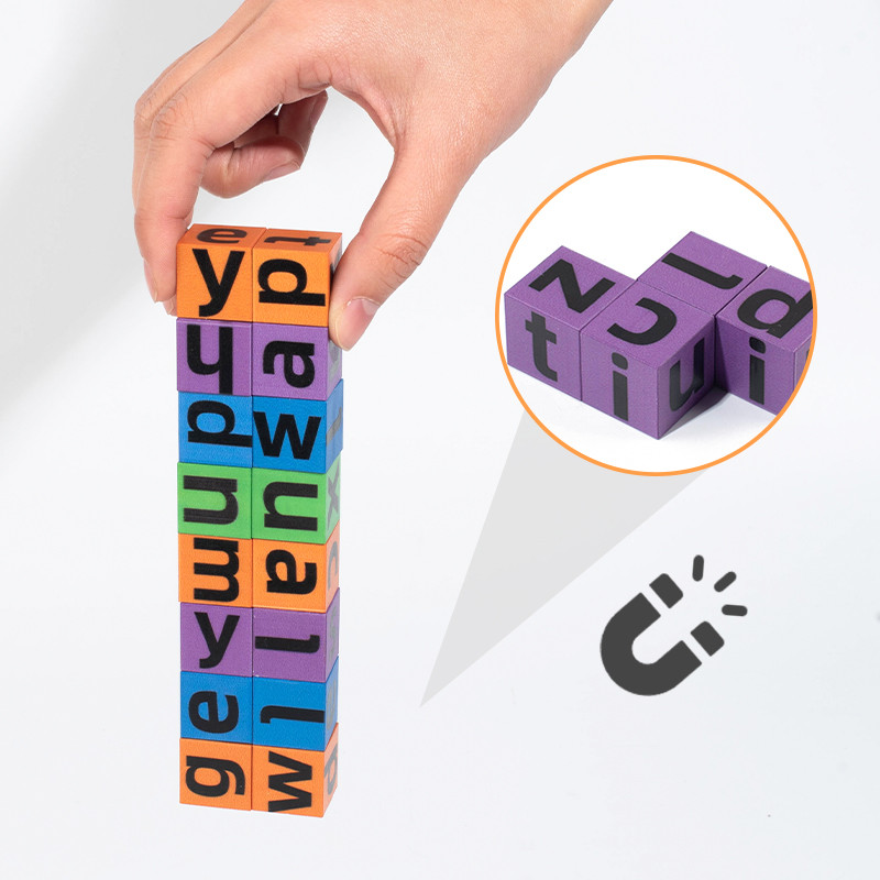 Juego de Cubos Magnéticos de O - Kids Educational Games Learn English reseña y precio
