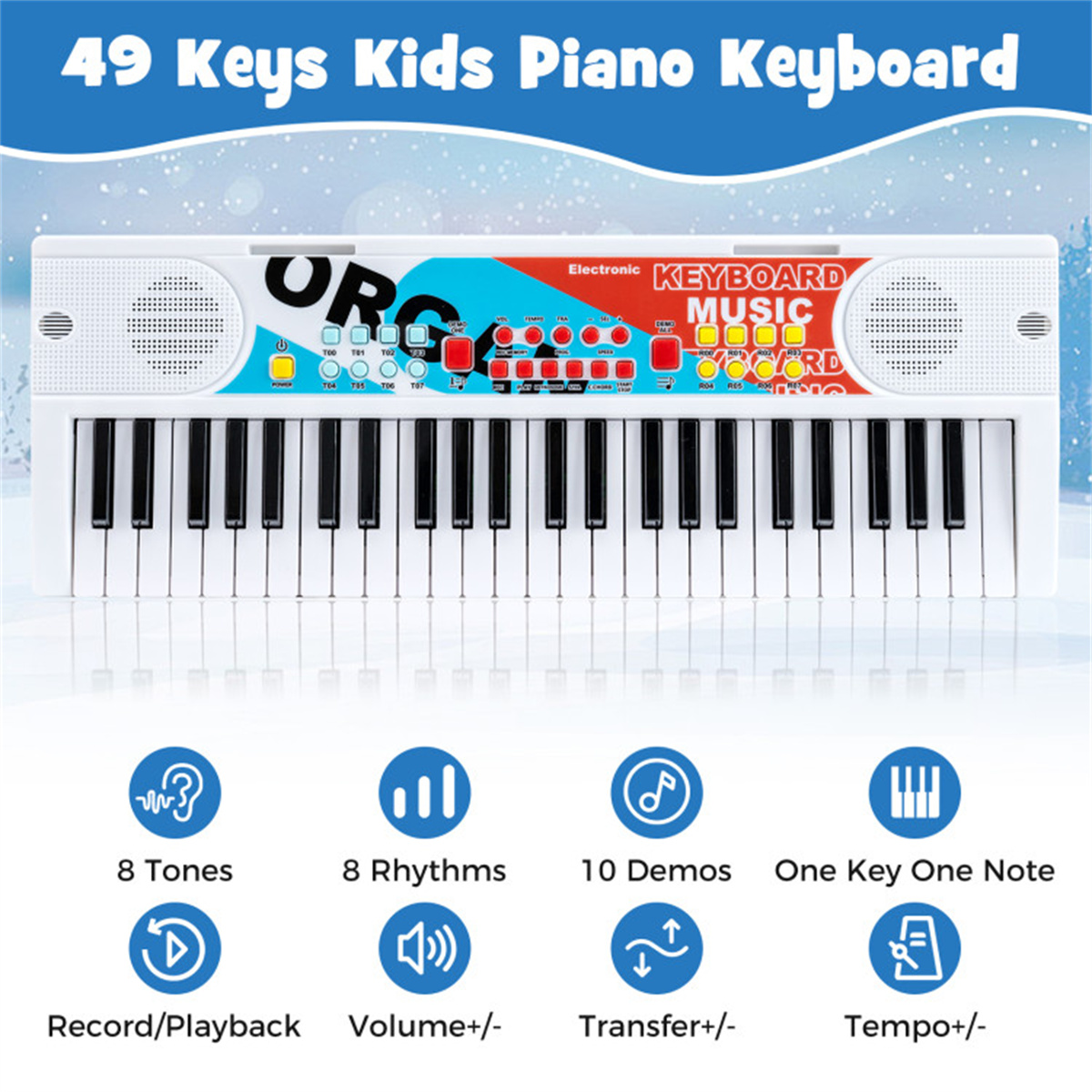 Teclado Electrónico Infantil d - Kids Education Music reseña y precio
