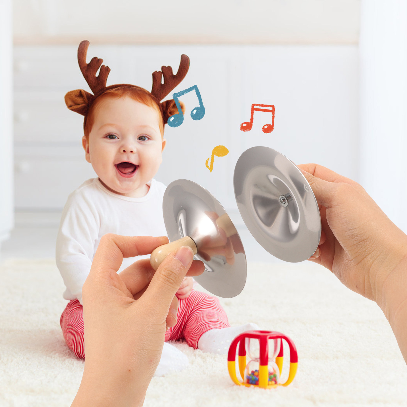 2 piezas de címbalos pequeños  - Kids Education Music reseña y precio