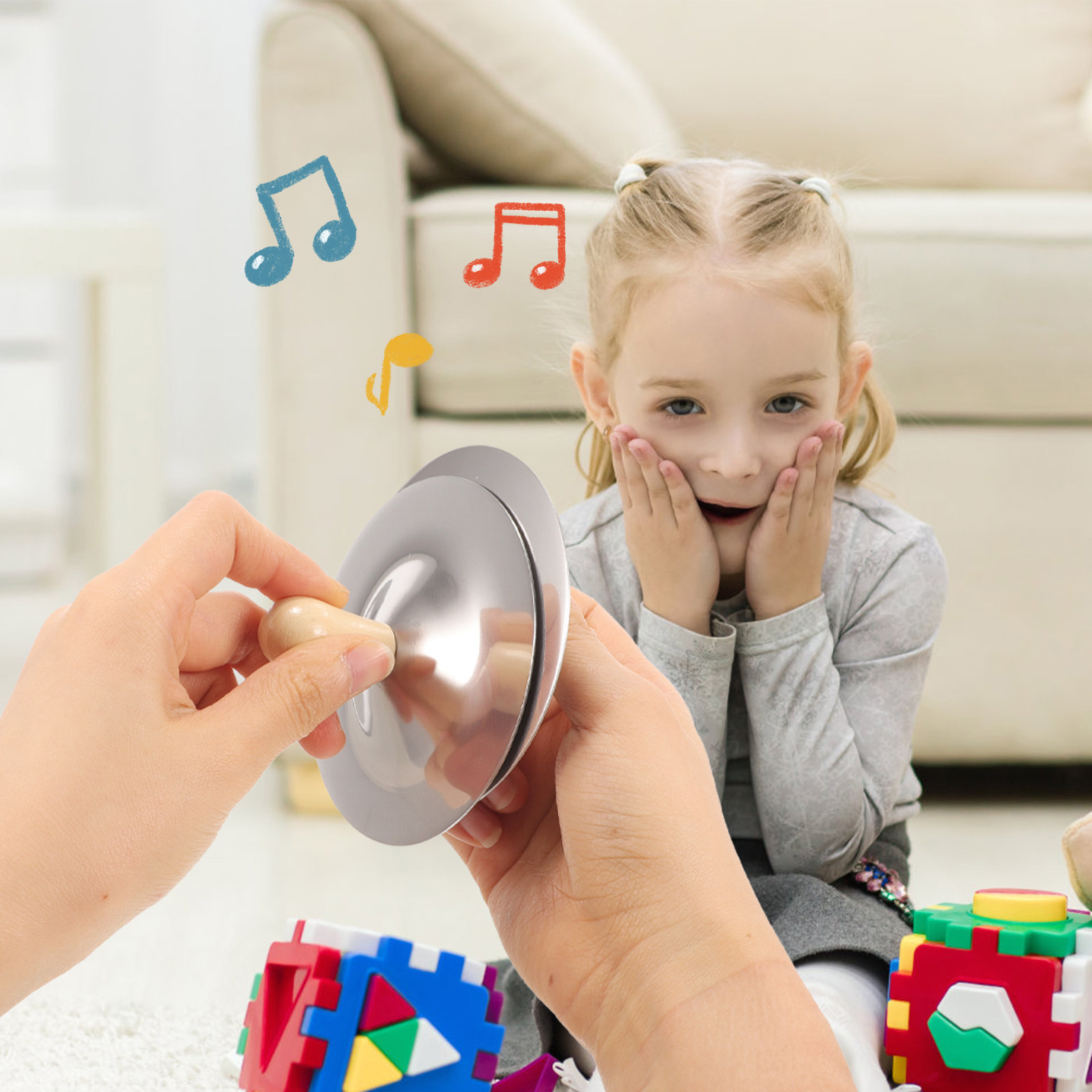 2 piezas de címbalos pequeños  - Kids Education Music reseña y precio